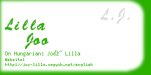 lilla joo business card